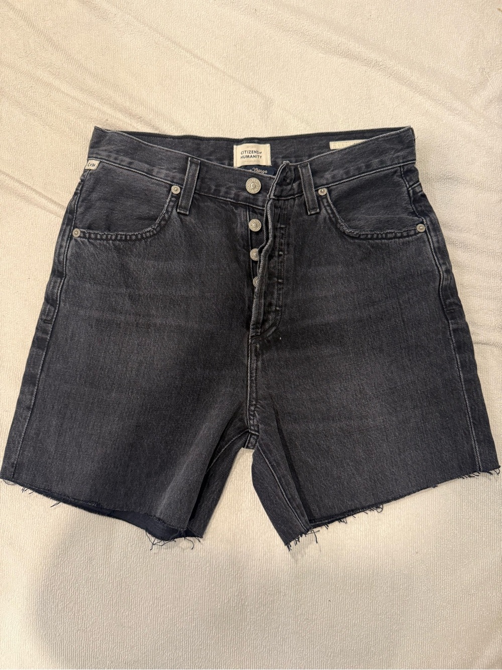 Citizens of Humanity Dark Indigo Button-Fly Denim Jeans